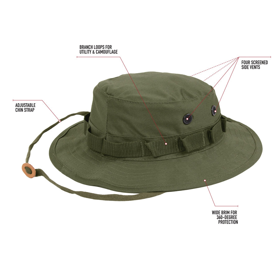 MilSpec Boonie Hat - Olive Drab