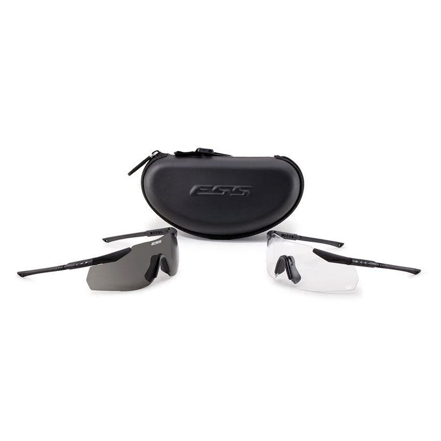 ICE-2X NARO with Black Frame and Clear Smoke Gray Lenses Retail Kit