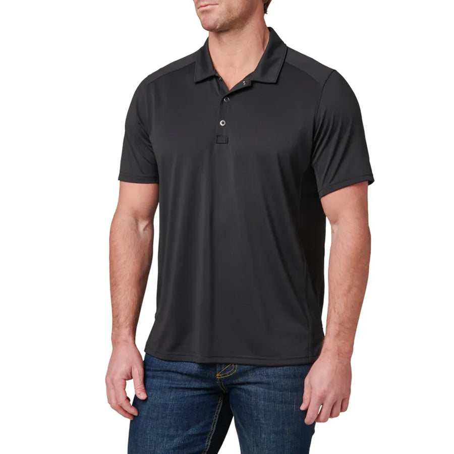 5.11 Professional Short Sleeve Polo Shirt - Black Tactical Gear Australia Supplier Distributor Dealer