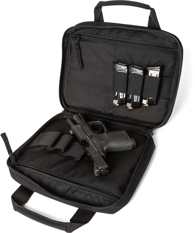 5.11 Double Pistol Case Bag Black Bags, Packs and Cases 5.11 Tactical Tactical Gear Supplier Tactical Distributors Australia