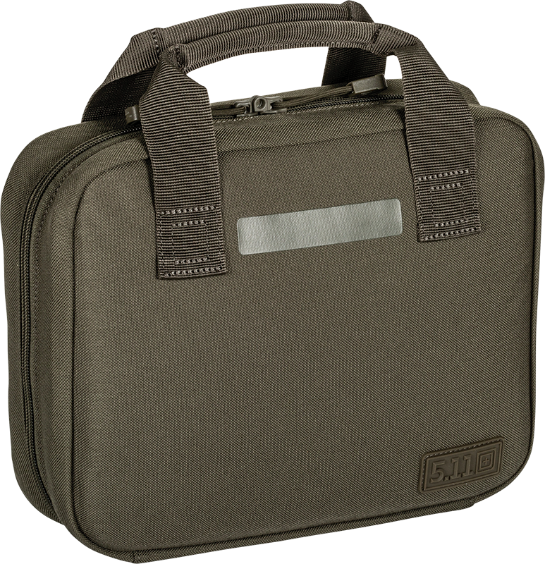 5.11 Double Pistol Case Bag Ranger Green Bags, Packs and Cases 5.11 Tactical Tactical Gear Supplier Tactical Distributors Australia
