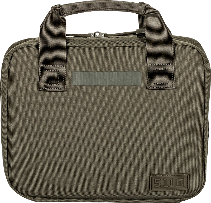 5.11 Double Pistol Case Bag Ranger Green Bags, Packs and Cases 5.11 Tactical Tactical Gear Supplier Tactical Distributors Australia