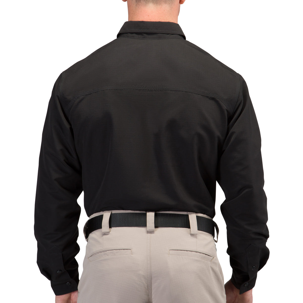5.11 Fast-Tac TDU Long Sleeve Shirt Black Shirts 5.11 Tactical Small Tactical Gear Supplier Tactical Distributors Australia