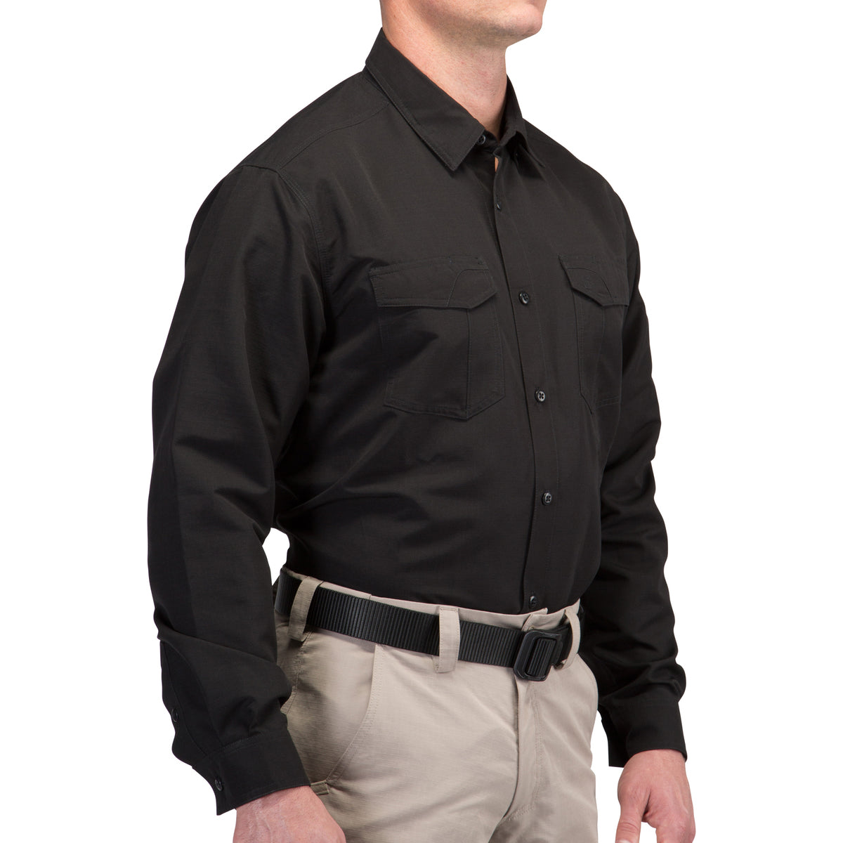 5.11 Fast-Tac TDU Long Sleeve Shirt Black Shirts 5.11 Tactical Tactical Gear Supplier Tactical Distributors Australia