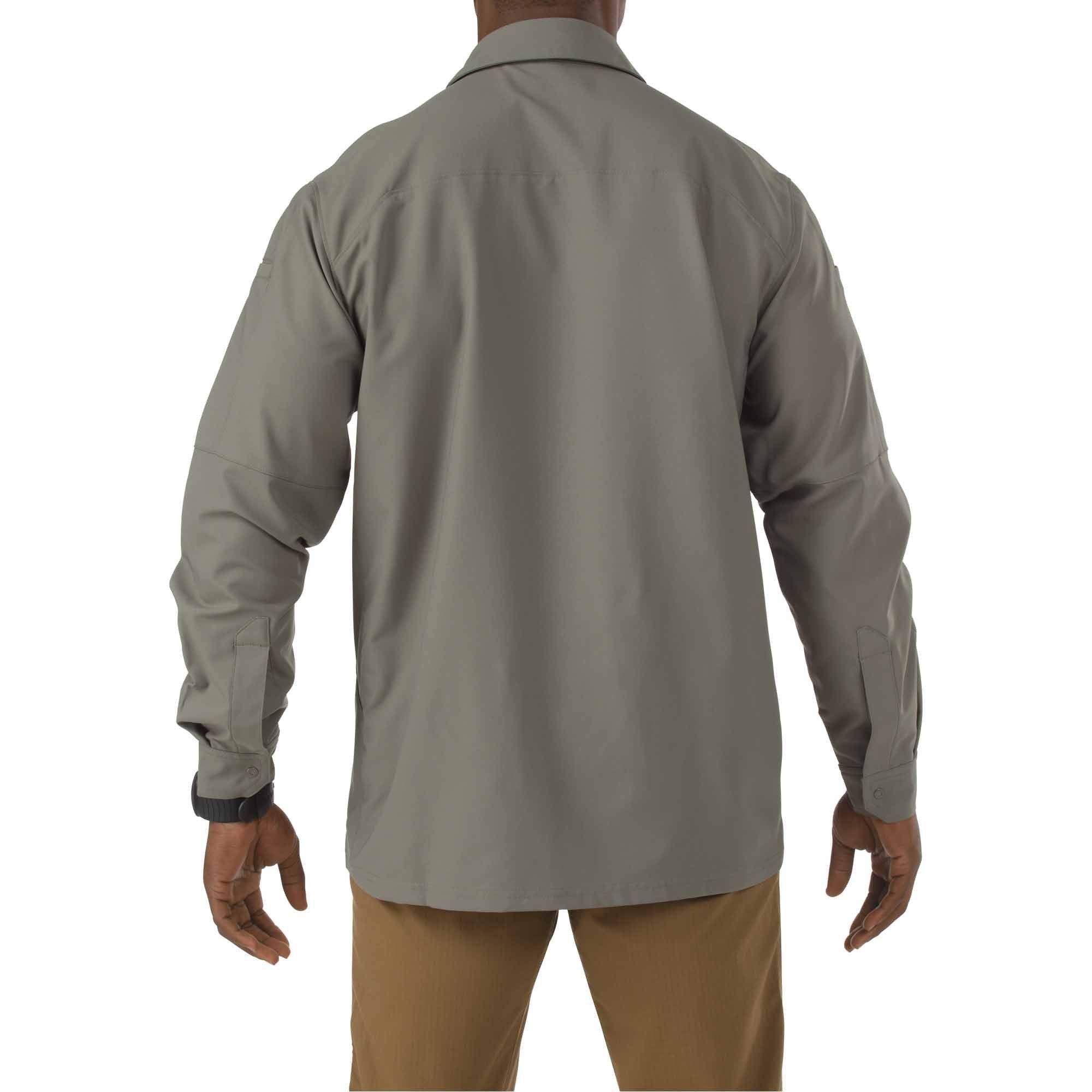 5.11 Freedom Flex Woven Long Sleeve Shirt Sage Green Shirts 5.11 Tactical Small Tactical Gear Supplier Tactical Distributors Australia