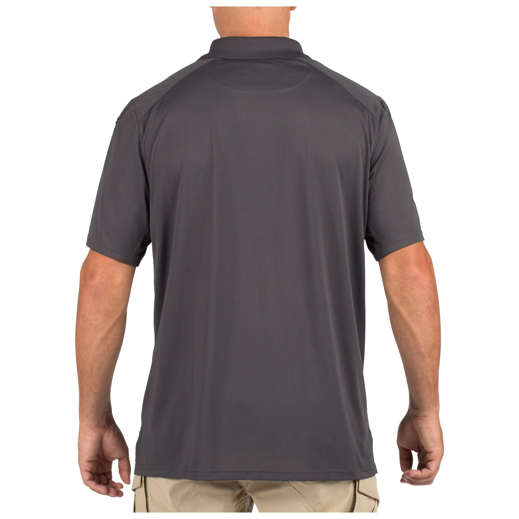 5.11 Helios Short Sleeve Polo Charcoal Shirts 5.11 Tactical Small Tactical Gear Supplier Tactical Distributors Australia
