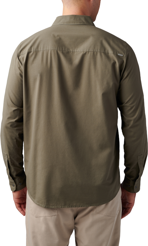 5.11 Igor Solid Long Sleeve Shirt Ranger Green Shirts 5.11 Tactical Small Tactical Gear Supplier Tactical Distributors Australia