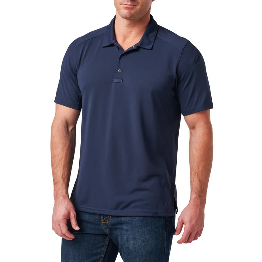 5.11 Paramount Crest Polo Shirt Short Sleeve Polos 5.11 Tactical Small Pacific Navy Tactical Gear Supplier Tactical Distributors Australia