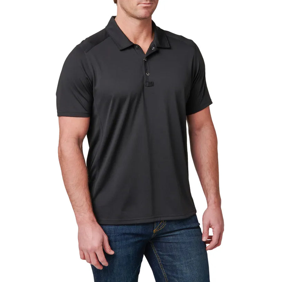 5.11 Professional Short Sleeve Polo Shirt - Black Short Sleeve Polos 5.11 Tactical Tactical Gear Supplier Tactical Distributors Australia