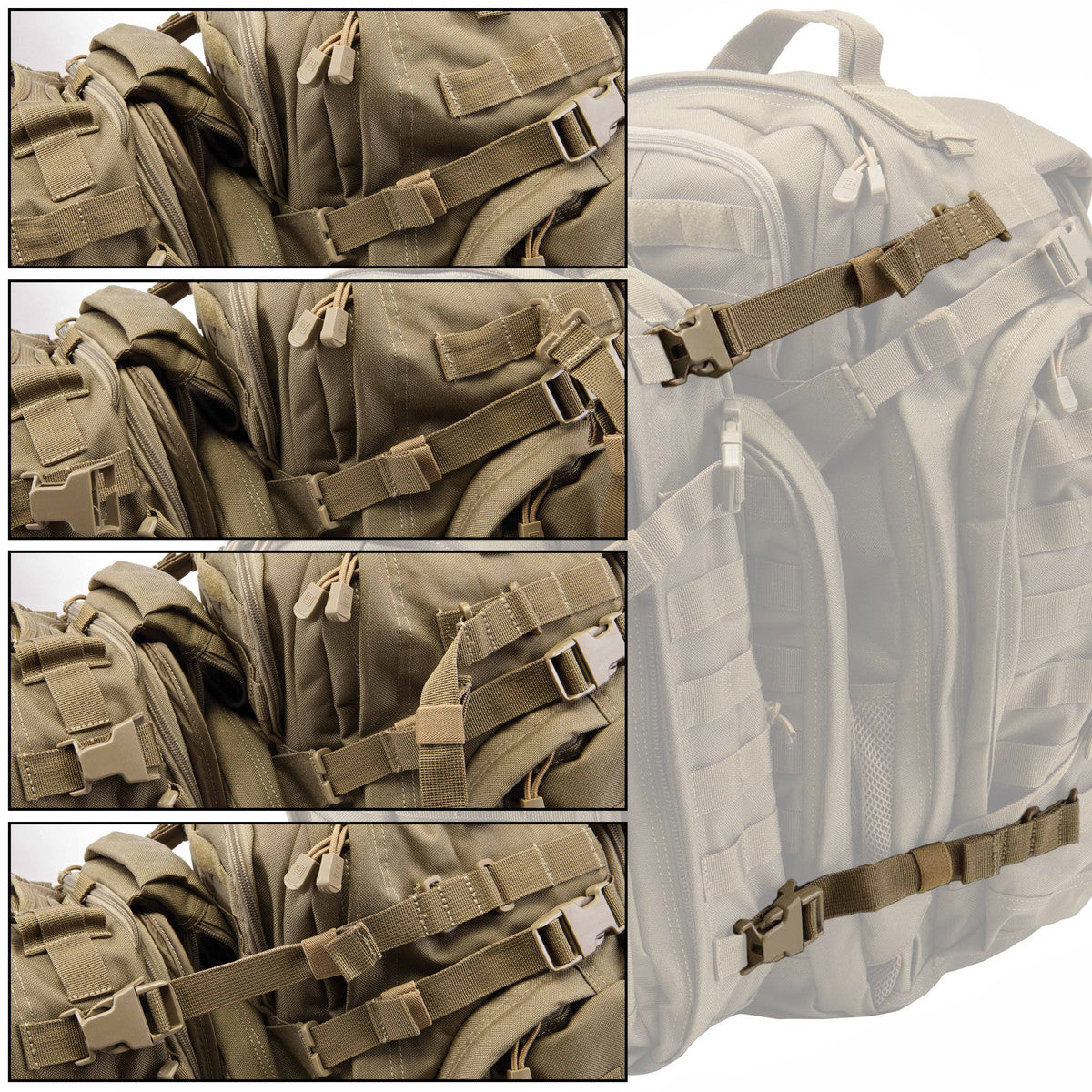 5.11 Rush Tier System Pack of 4 Accessories 5.11 Tactical Tactical Gear Supplier Tactical Distributors Australia