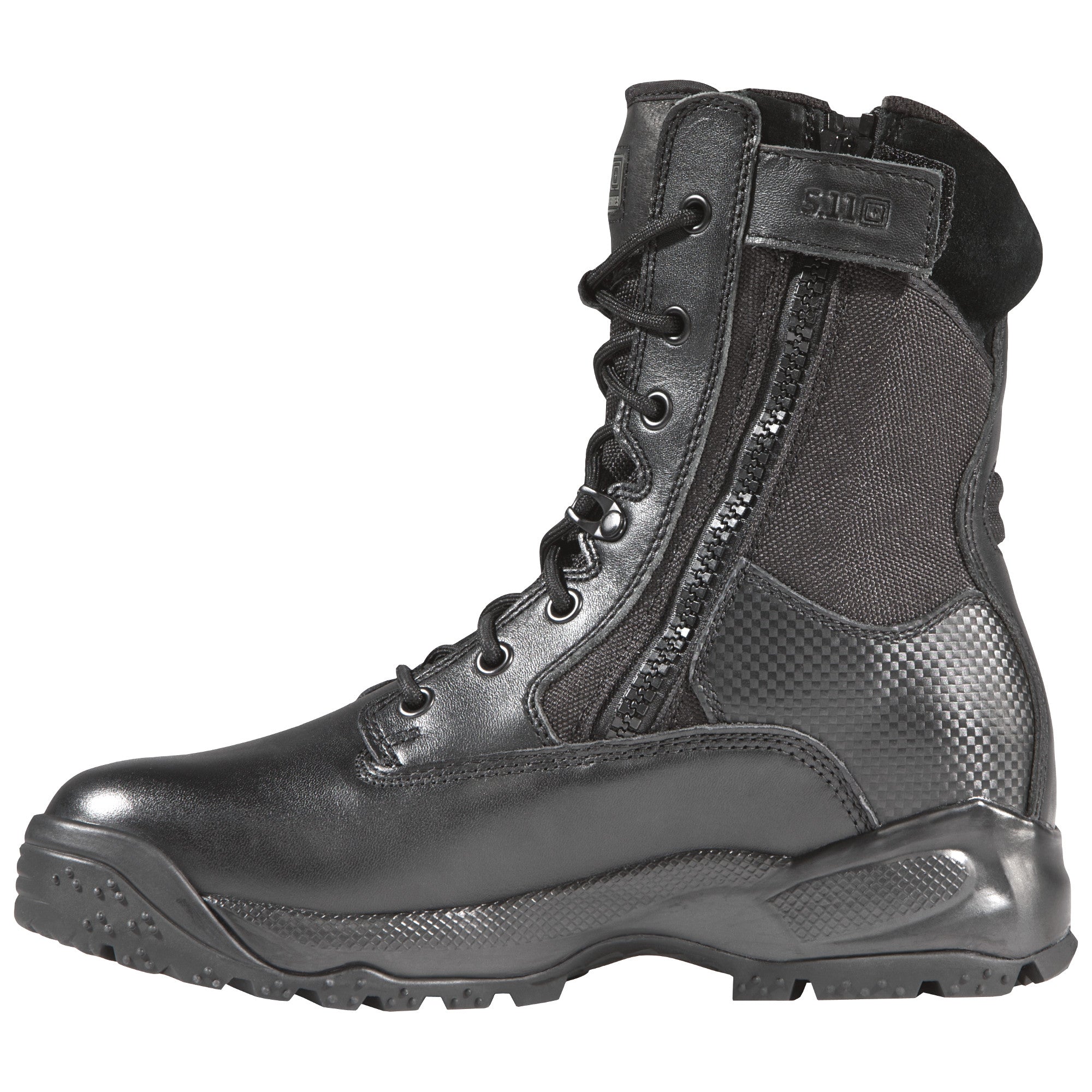 5.11 Tactical 12001 ATAC 2.0 8" Side Zip Boot Black Footwear 5.11 Tactical 4 Regular Tactical Gear Supplier Tactical Distributors Australia