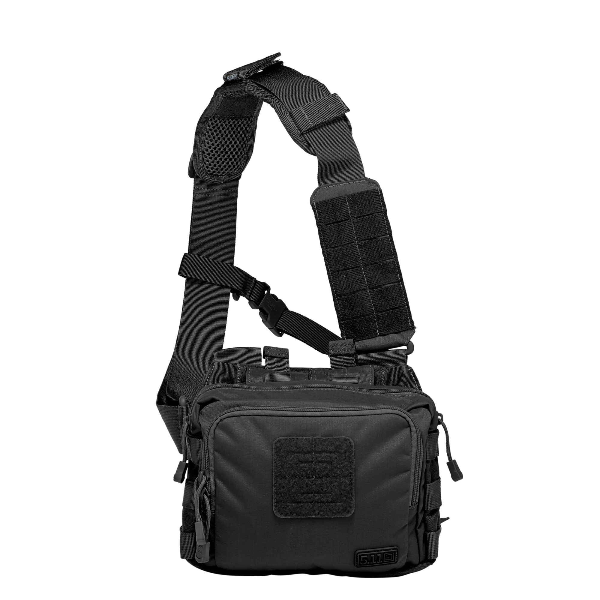 5.11 Tactical 2-Banger Bag Bags, Packs and Cases 5.11 Tactical Black Tactical Gear Supplier Tactical Distributors Australia