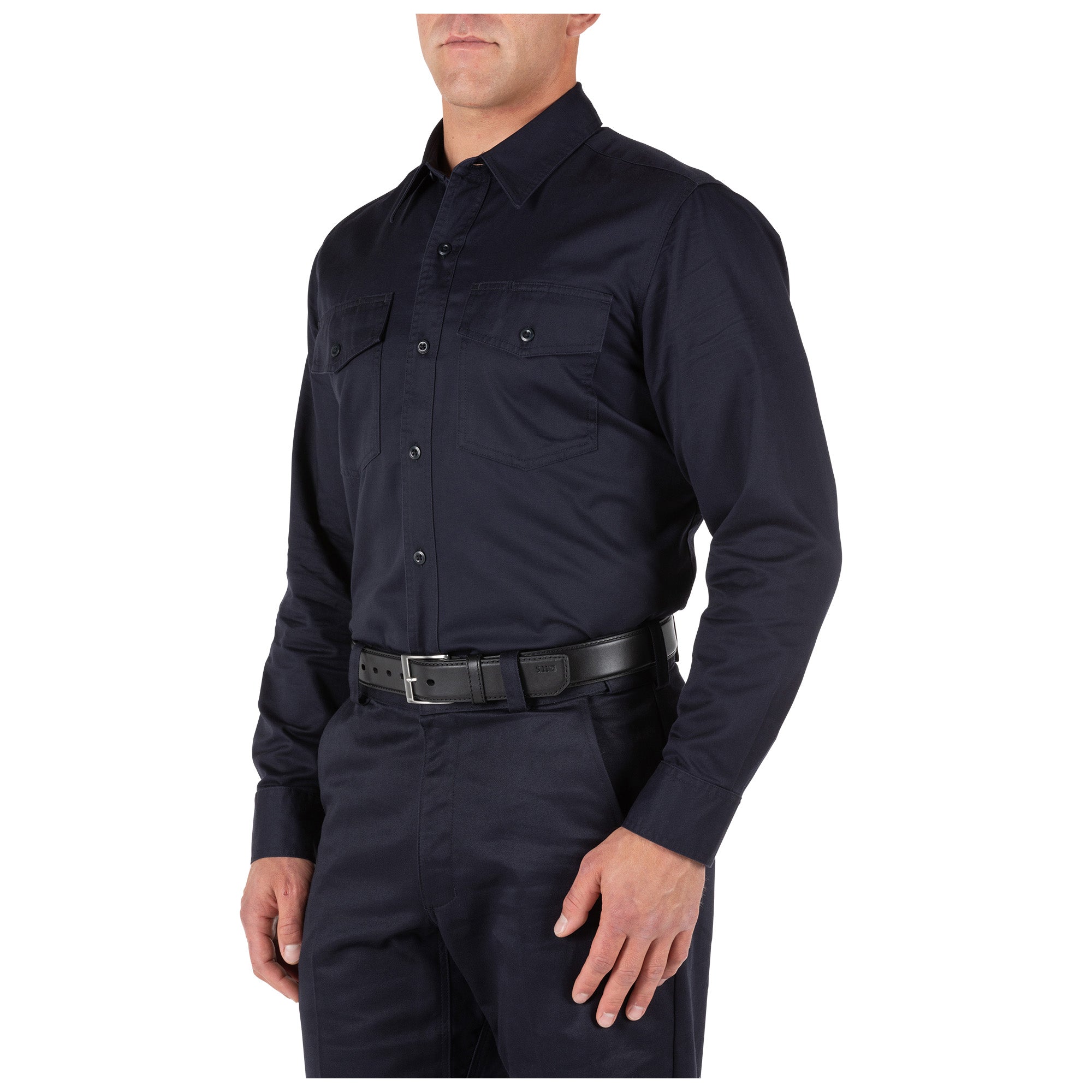 5.11 Tactical Company Long Sleeve Shirt Fire Navy Outerwear 5.11 Tactical Tactical Gear Supplier Tactical Distributors Australia