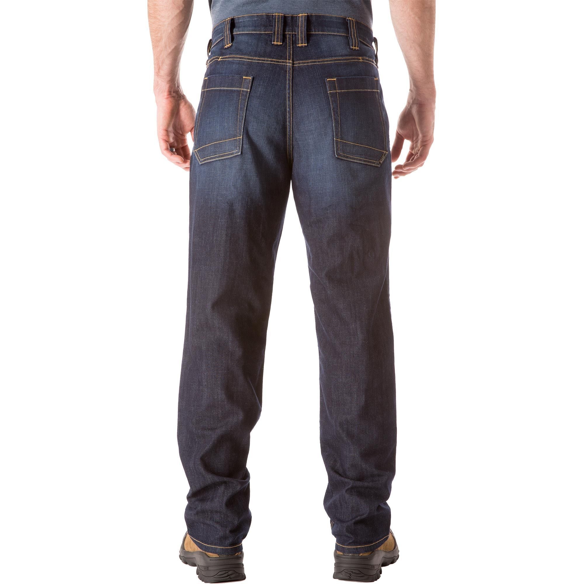 5.11 Tactical Defender Flex Straight Jeans Dark Wash Indigo Pants 5.11 Tactical Tactical Gear Supplier Tactical Distributors Australia