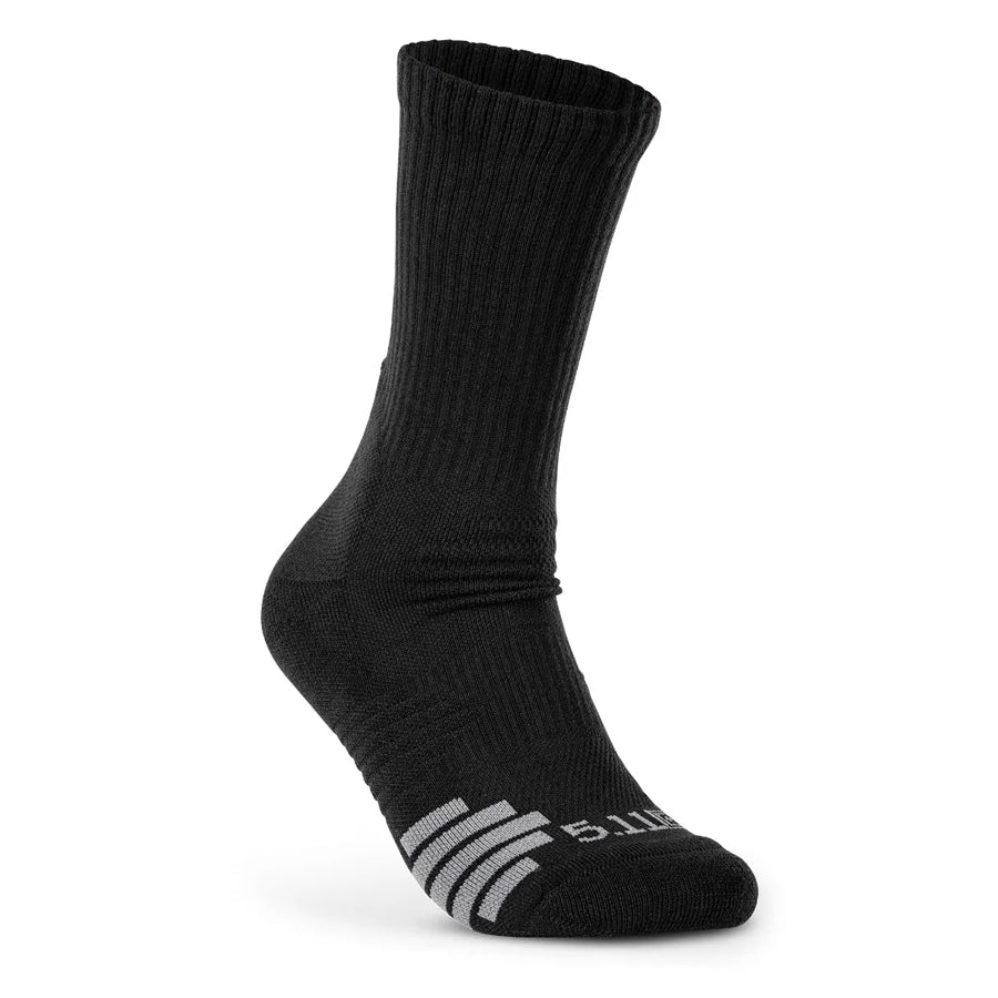 5.11 Tactical Duty Ready Plus Crew Socks Pack of 3 Footwear Accessories 5.11 Tactical Black Small Tactical Gear Supplier Tactical Distributors Australia