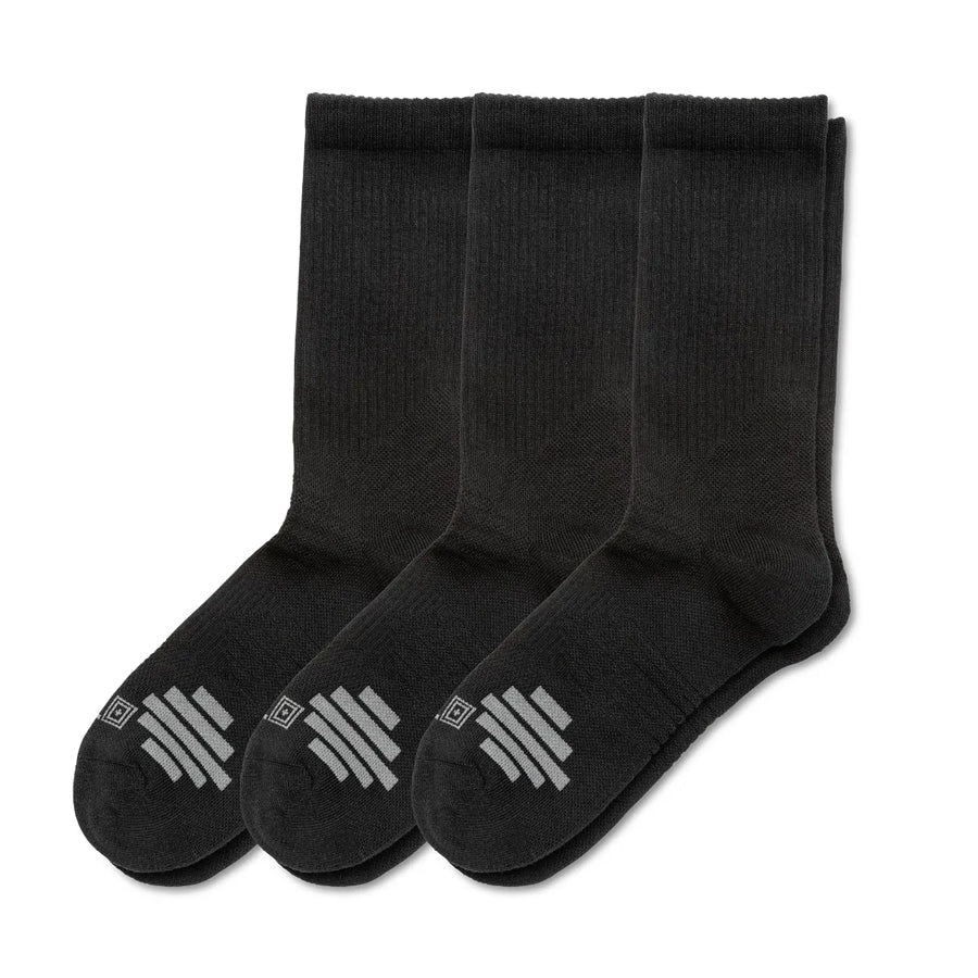 5.11 Tactical Duty Ready Plus Crew Socks Pack of 3 Footwear Accessories 5.11 Tactical Tactical Gear Supplier Tactical Distributors Australia