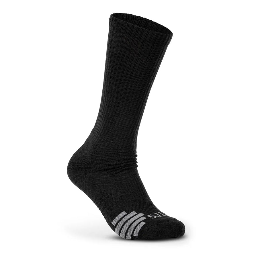 5.11 Tactical Duty Ready Plus OTC Socks Pack of 3 Footwear Accessories 5.11 Tactical Black Small Tactical Gear Supplier Tactical Distributors Australia