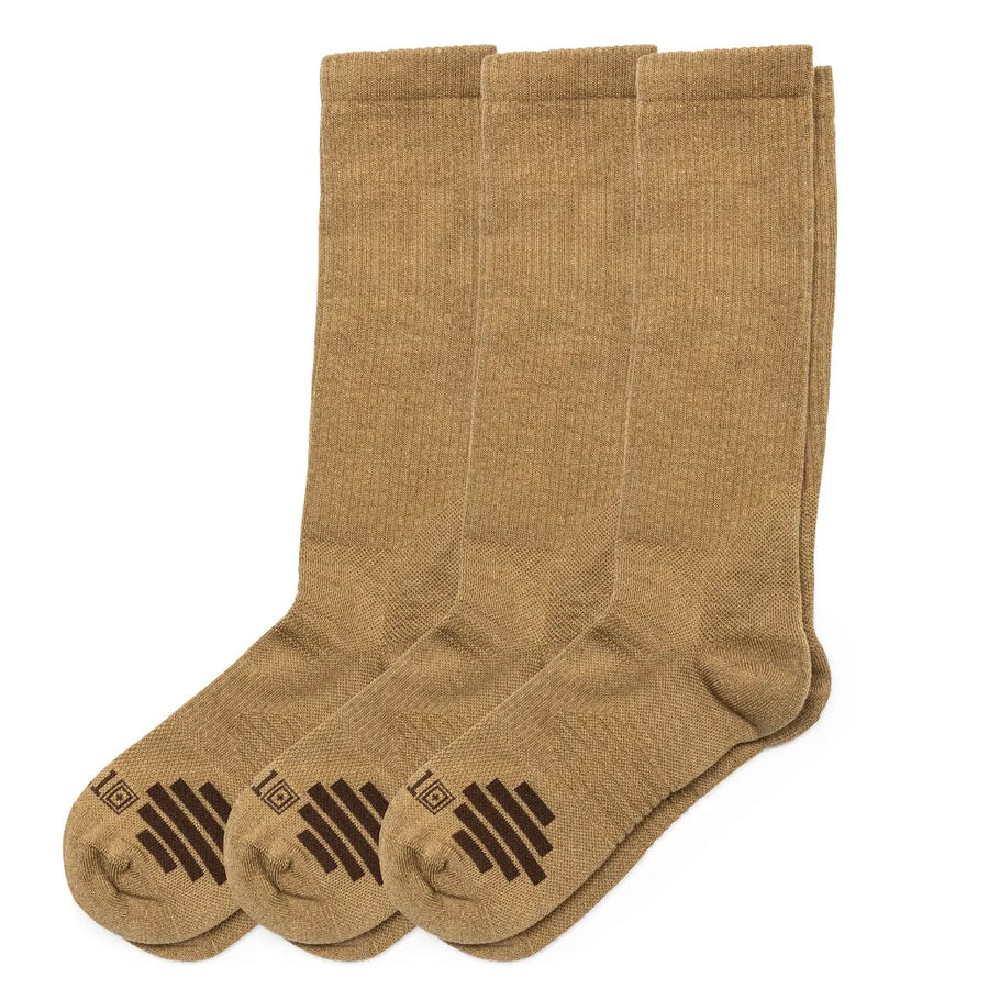 5.11 Tactical Duty Ready Plus OTC Socks Pack of 3 Footwear Accessories 5.11 Tactical Tactical Gear Supplier Tactical Distributors Australia