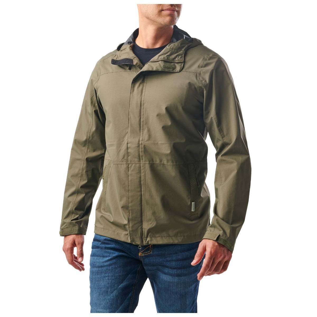 5.11 Tactical Exos Rain Shell Jacket Jackets 5.11 Tactical Ranger Green Extra Small Tactical Gear Supplier Tactical Distributors Australia