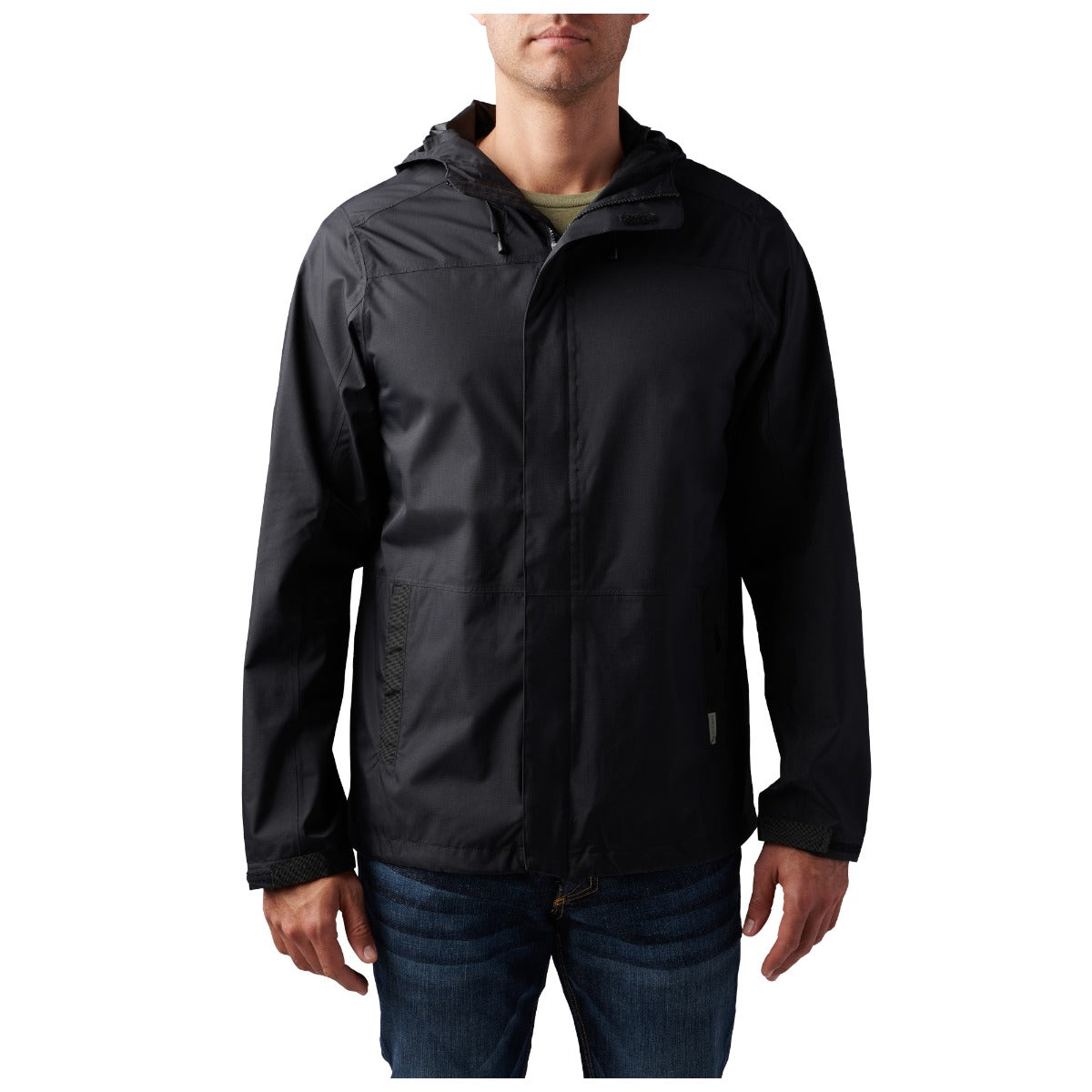 5.11 Tactical Exos Rain Shell Jacket Jackets 5.11 Tactical Black Extra Small Tactical Gear Supplier Tactical Distributors Australia