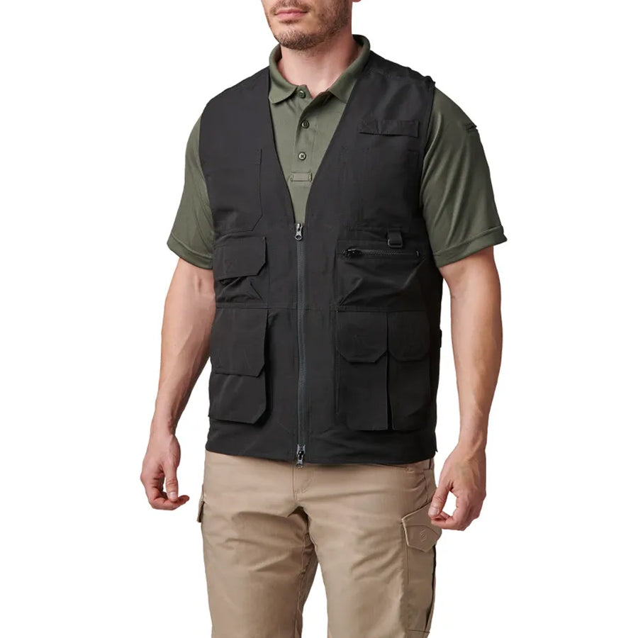 5.11 Tactical Fast-Tac Vest Black Vests &amp; Plate Carriers 5.11 Tactical Tactical Gear Supplier Tactical Distributors Australia