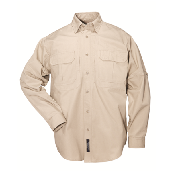 5.11 Tactical Men's Long Sleeve Tactical Shirt Shirts 5.11 Tactical Khaki Extra Small Tactical Gear Supplier Tactical Distributors Australia