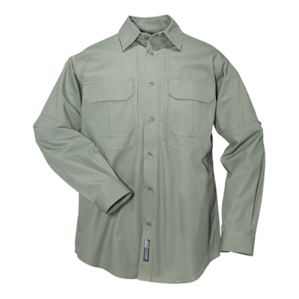 5.11 Tactical Men's Long Sleeve Tactical Shirt Shirts 5.11 Tactical OD Green Extra Small Tactical Gear Supplier Tactical Distributors Australia