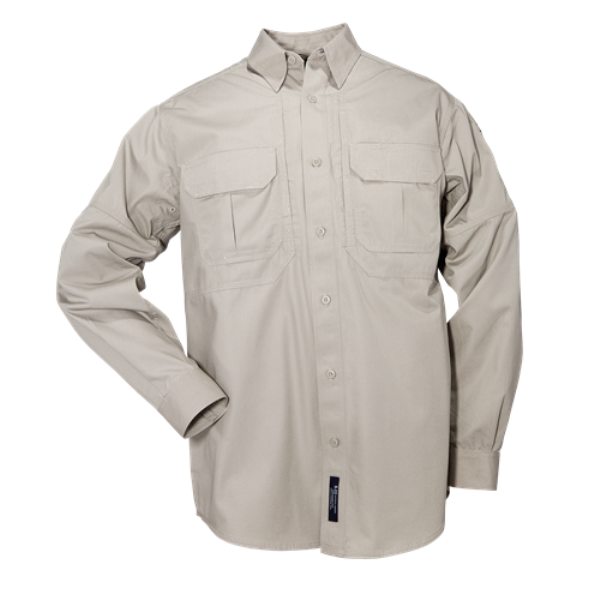 5.11 Tactical Men's Long Sleeve Tactical Shirt Shirts 5.11 Tactical Grey Extra Small Tactical Gear Supplier Tactical Distributors Australia