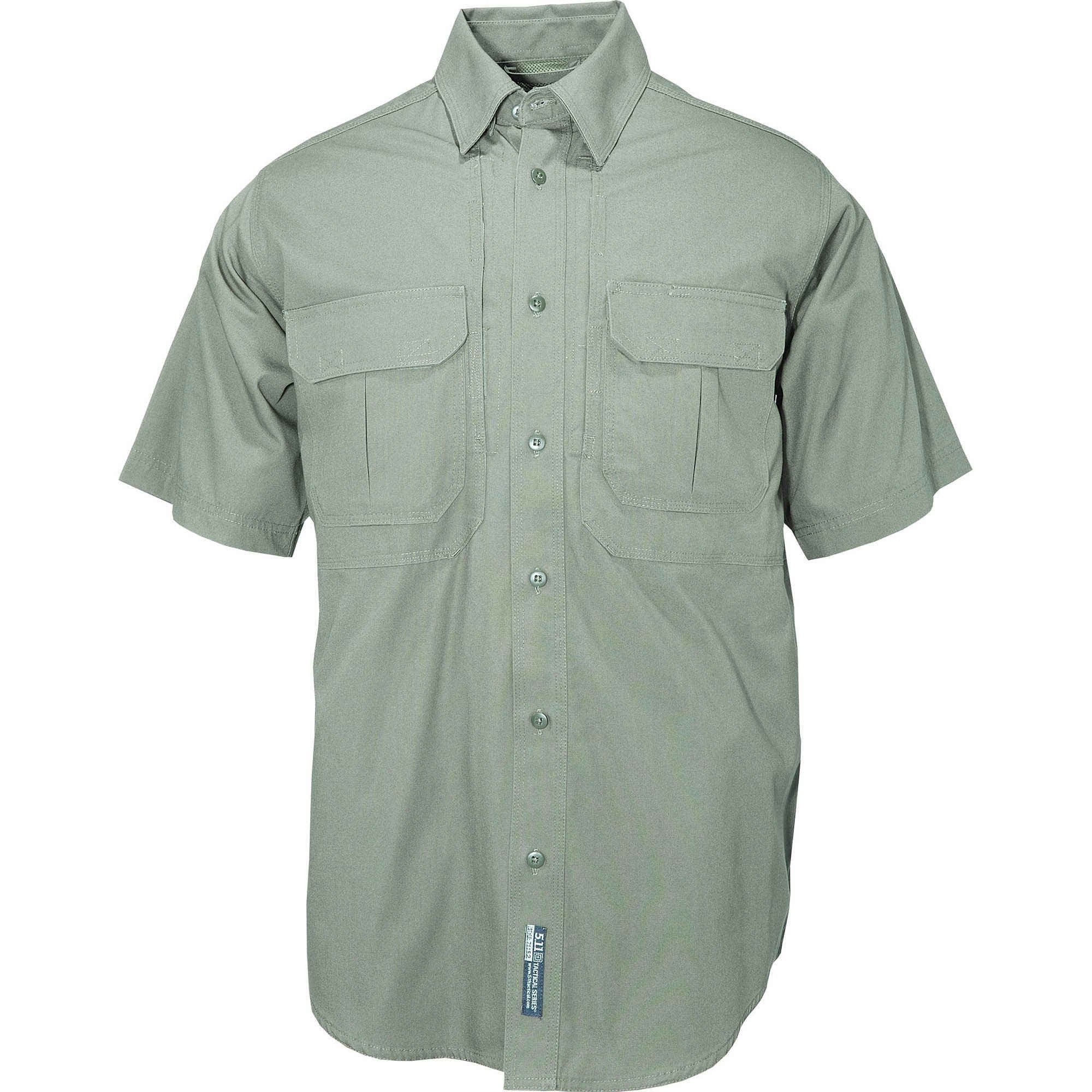 5.11 Tactical Men's Short Sleeve Tactical Shirt Shirts 5.11 Tactical OD Green Extra Small Tactical Gear Supplier Tactical Distributors Australia