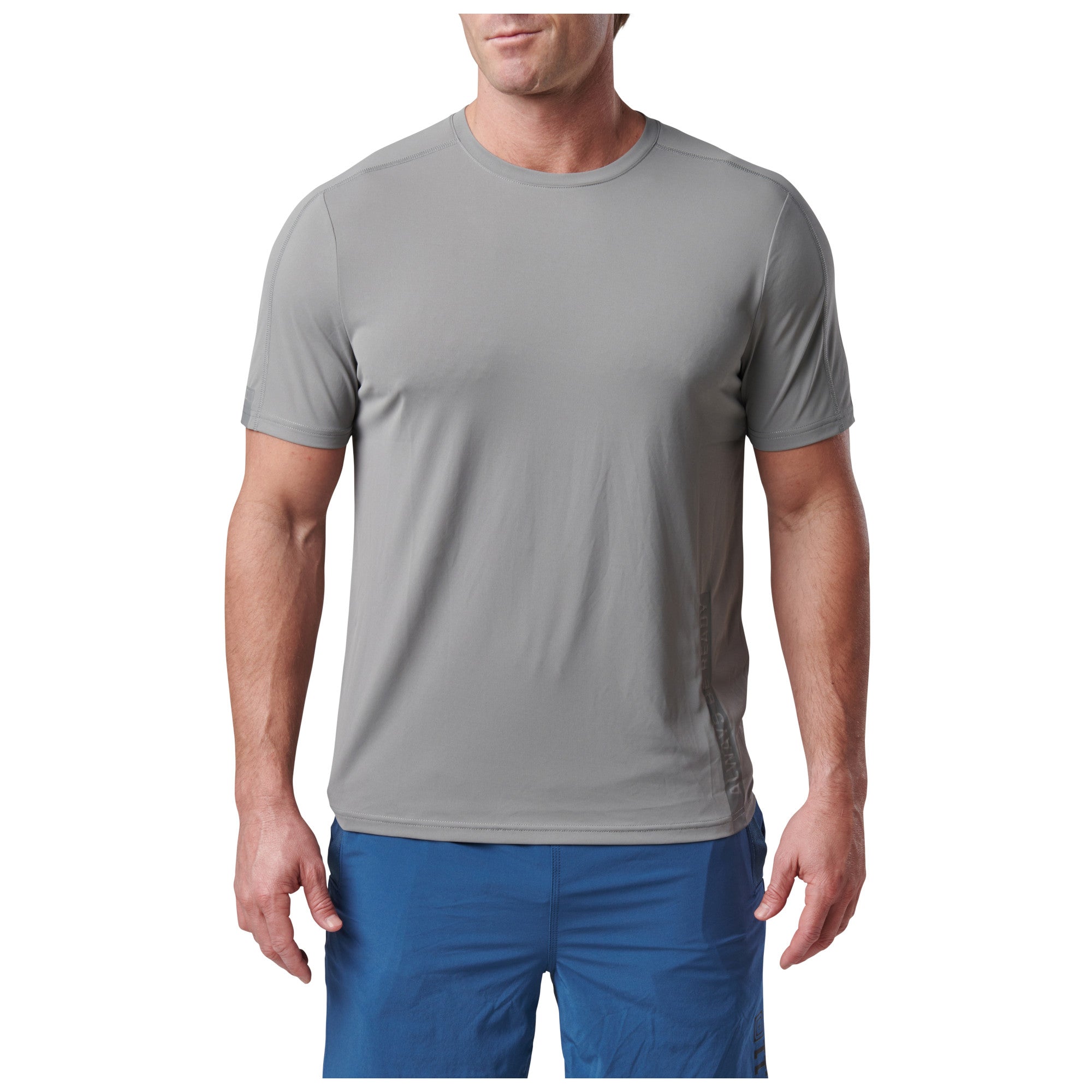 5.11 Tactical No Mercy PT-R Short Sleeve Top Tees & Tanks 5.11 Tactical Overcast Grey Small Tactical Gear Supplier Tactical Distributors Australia