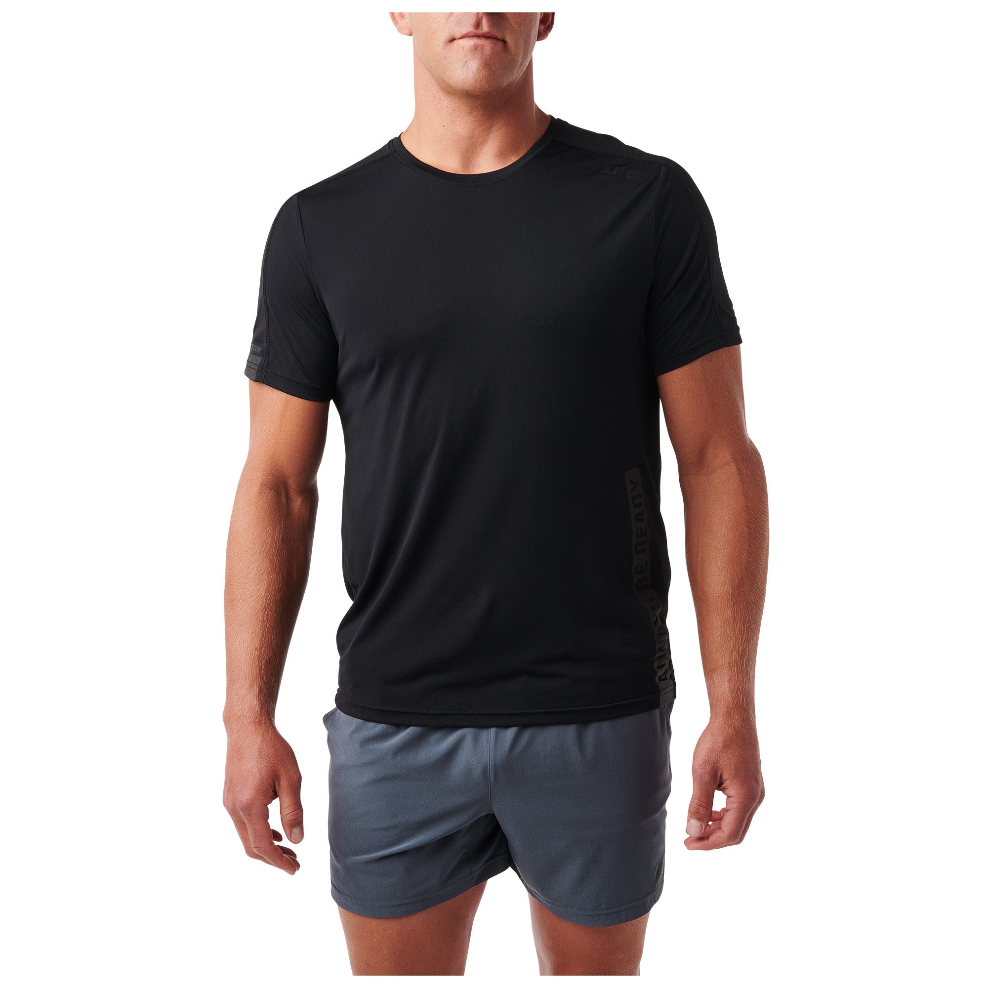 5.11 Tactical No Mercy PT-R Short Sleeve Top Tees & Tanks 5.11 Tactical Black Small Tactical Gear Supplier Tactical Distributors Australia