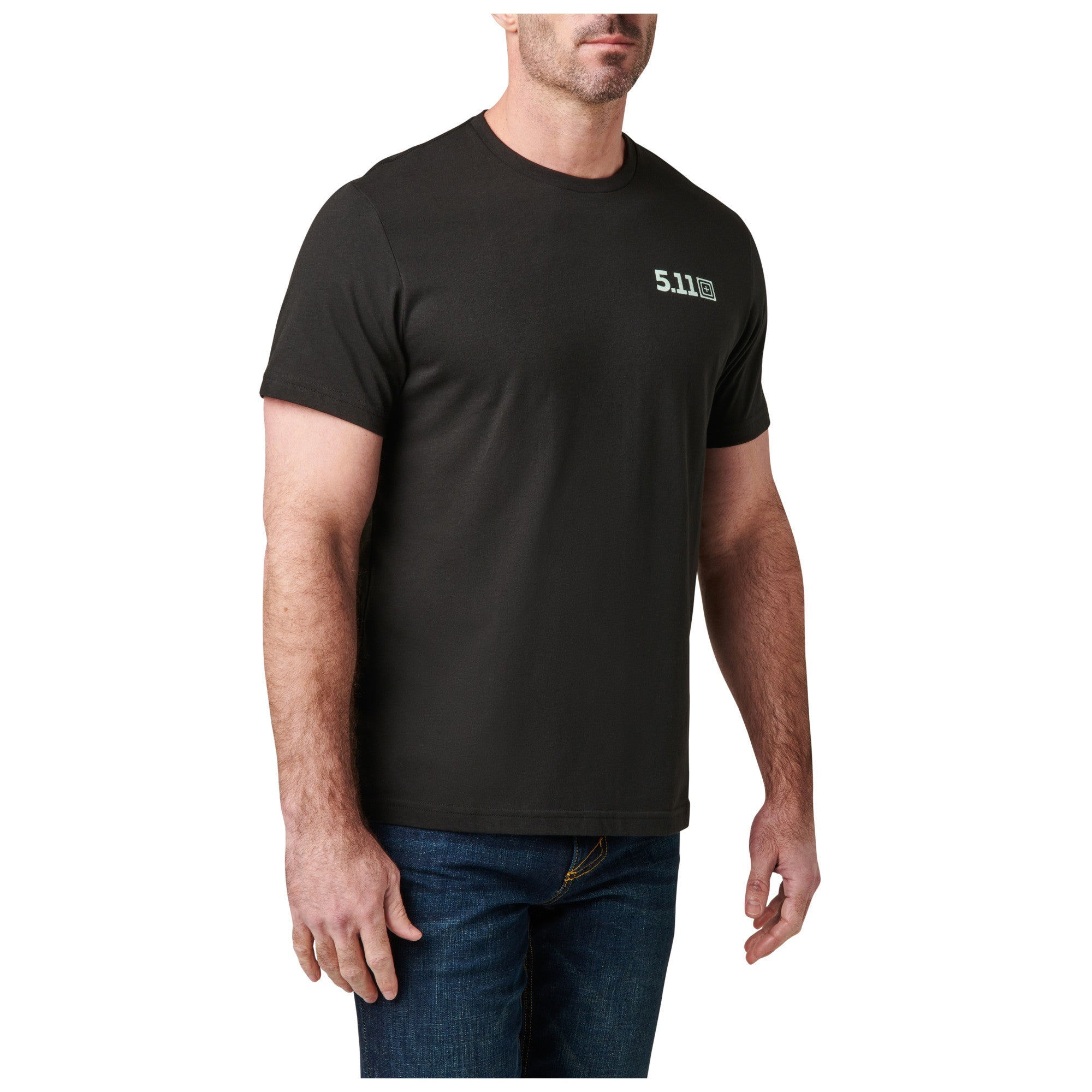 5.11 Tactical Overwatch Tee Black Tees & Tanks 5.11 Tactical Tactical Gear Supplier Tactical Distributors Australia