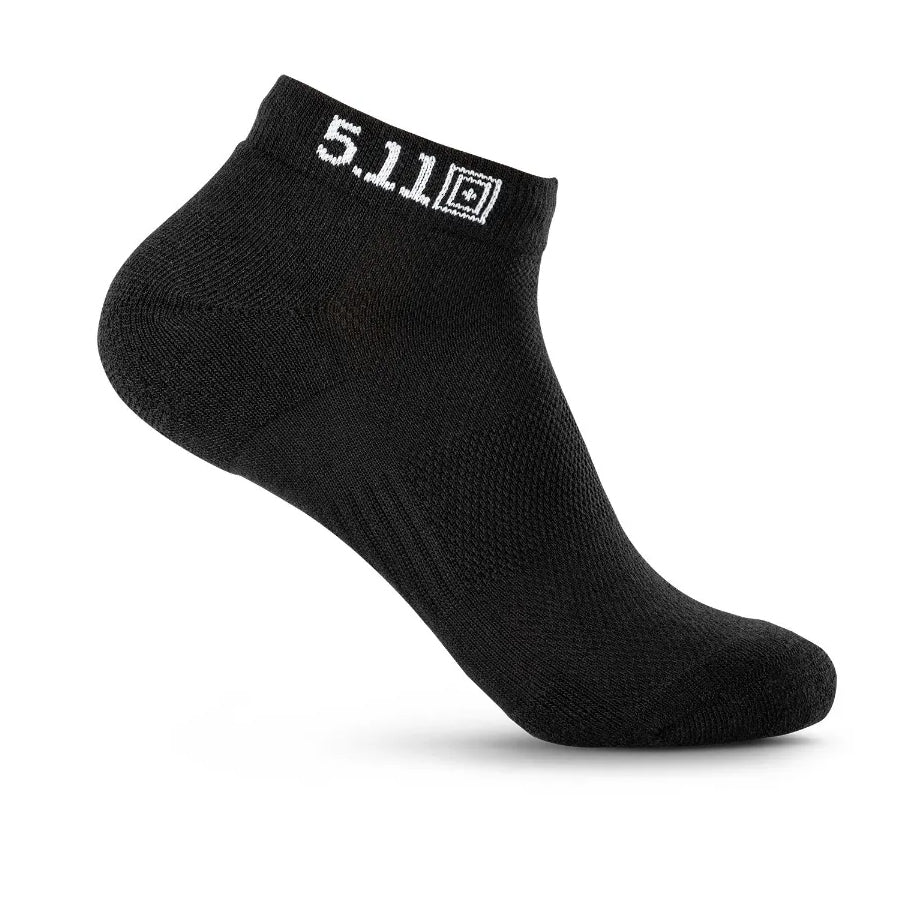 5.11 Tactical PT-R Basic Ankle Socks (6-Pack) Footwear Accessories 5.11 Tactical Black Small Tactical Gear Supplier Tactical Distributors Australia