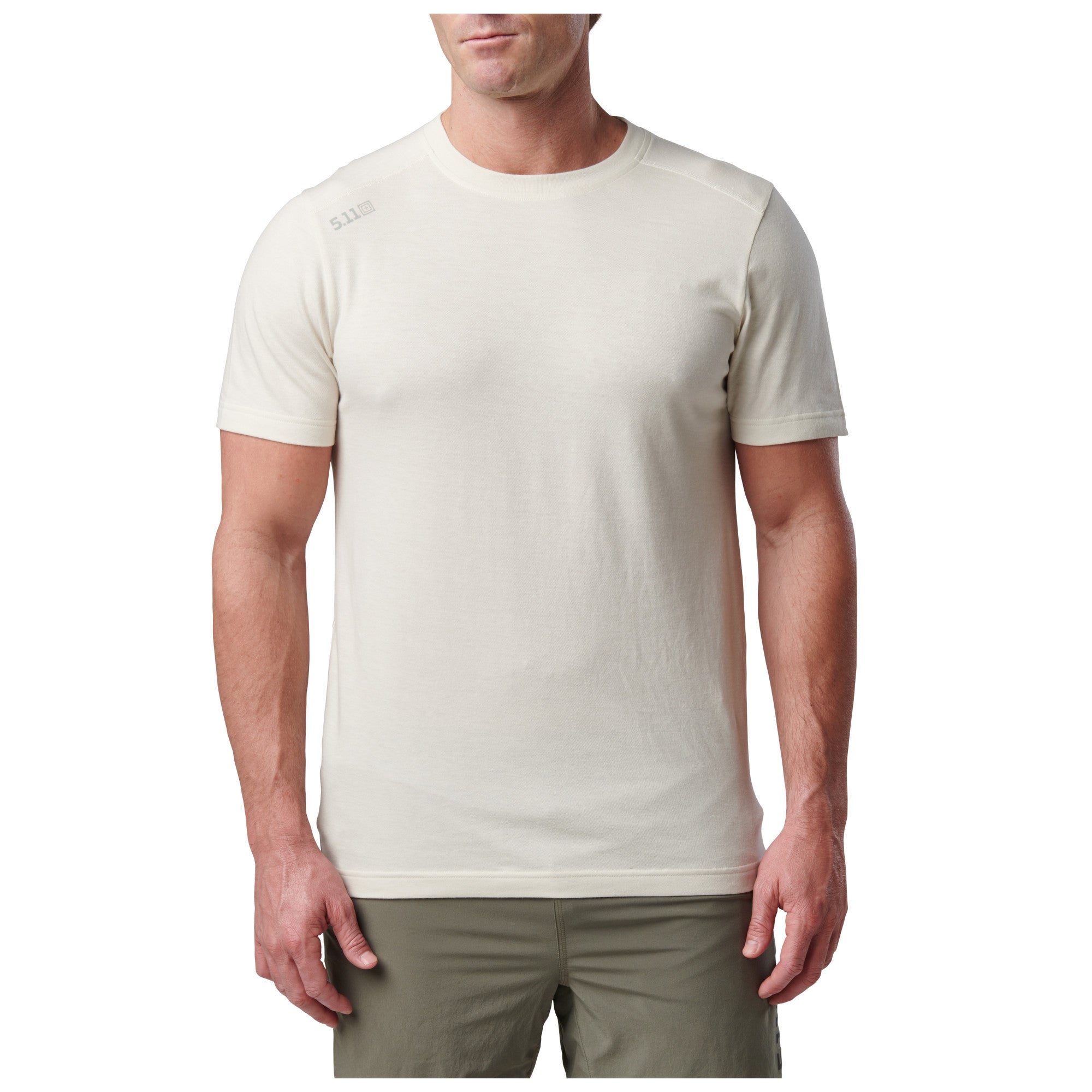 5.11 Tactical PT-R Charge Short Sleeve Top 2.0 Tees & Tanks 5.11 Tactical Sand Dune Heather Small Tactical Gear Supplier Tactical Distributors Australia