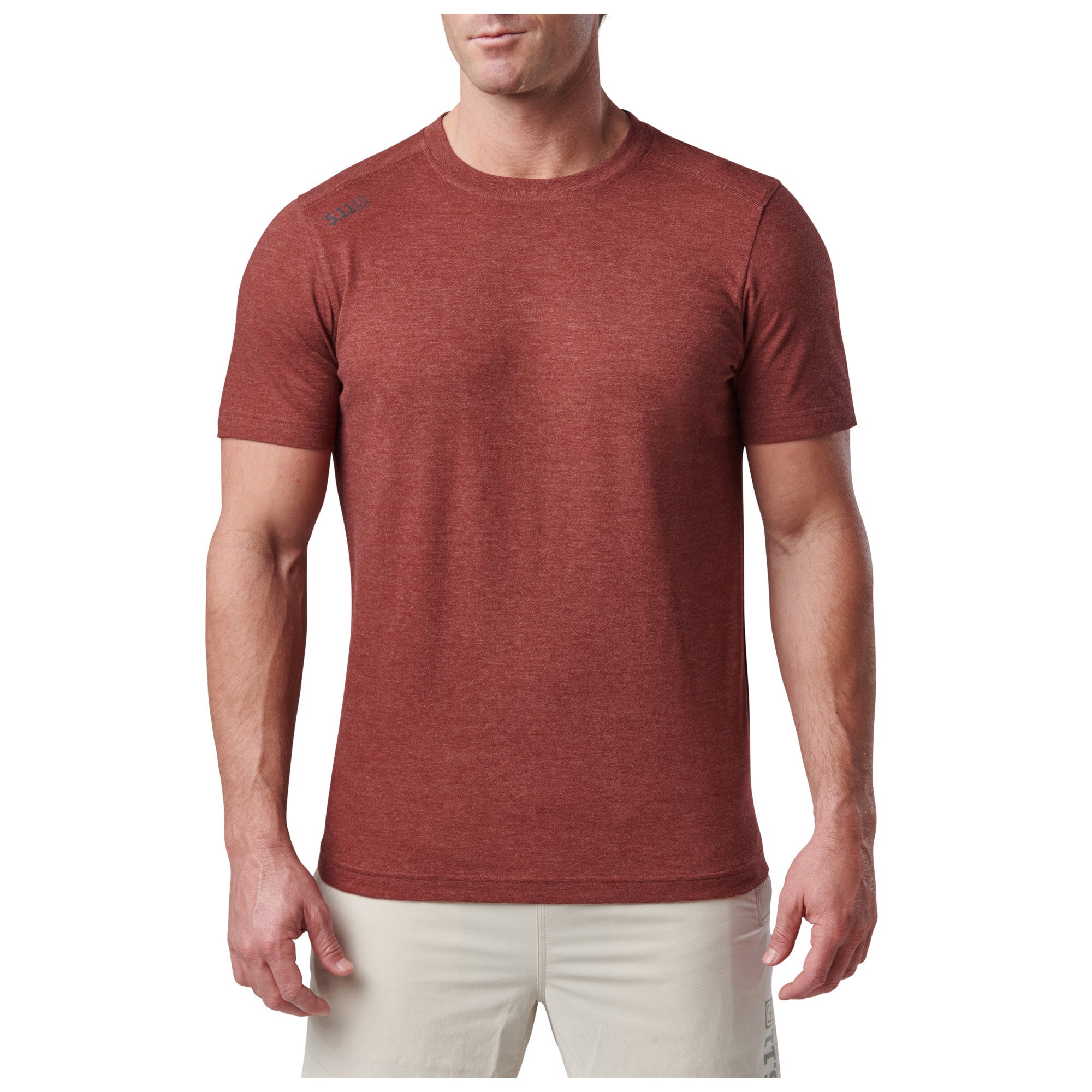 5.11 Tactical PT-R Charge Short Sleeve Top 2.0 Tees & Tanks 5.11 Tactical Spartan Heather Small Tactical Gear Supplier Tactical Distributors Australia