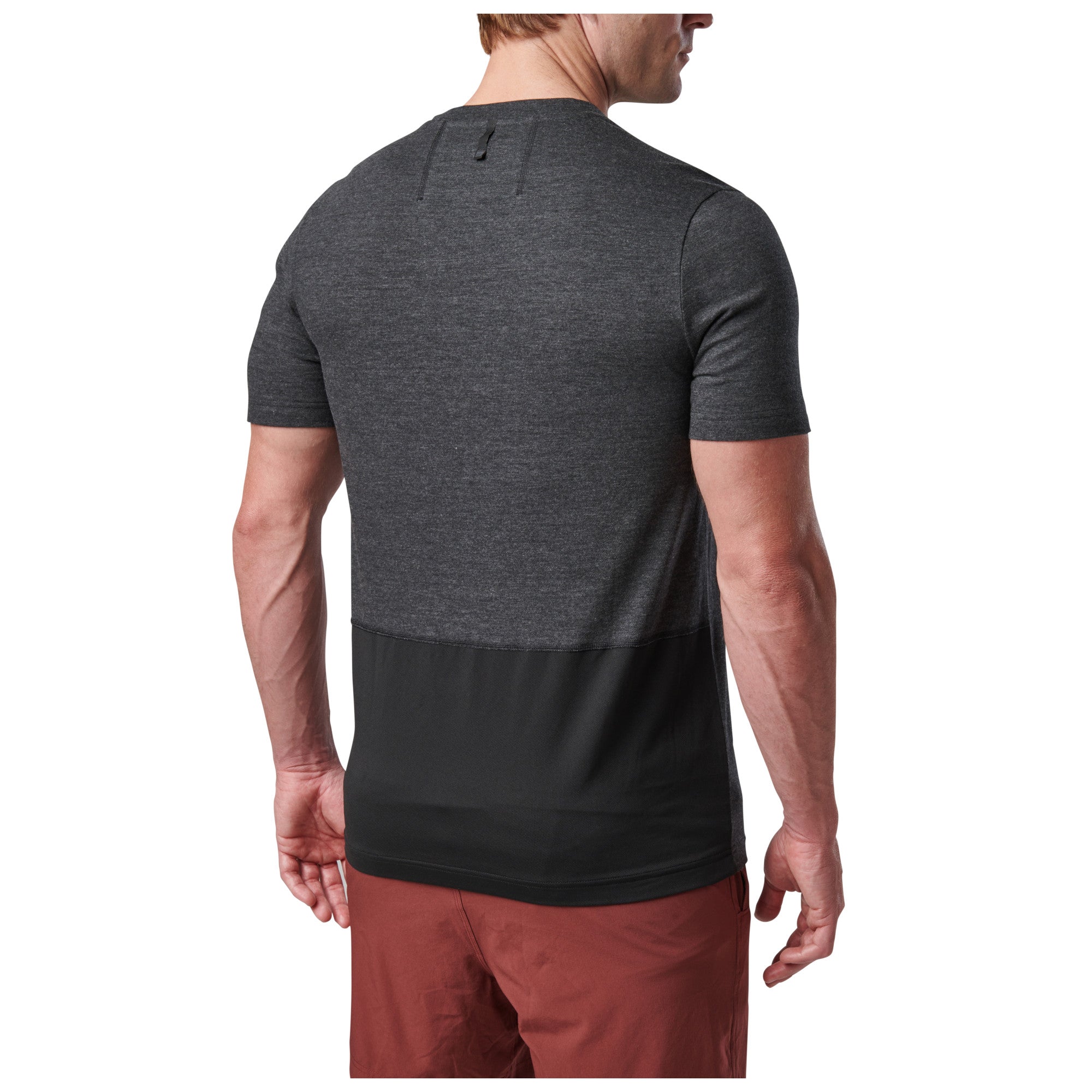 5.11 Tactical PT-R Charge Short Sleeve Top 2.0 Tees & Tanks 5.11 Tactical Black Heather Small Tactical Gear Supplier Tactical Distributors Australia