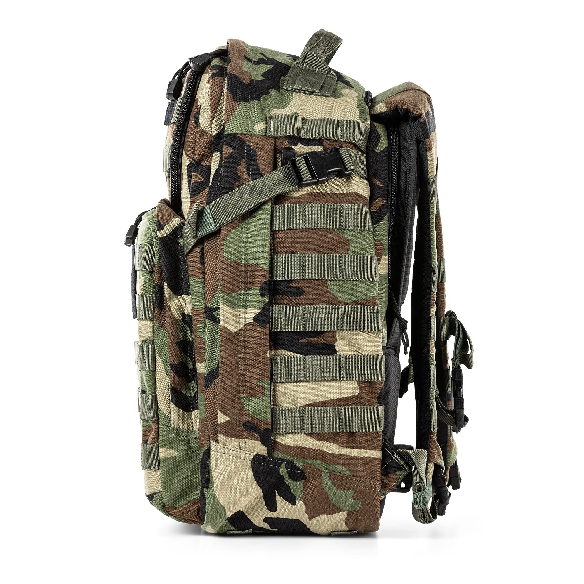 5.11 Tactical RUSH 24 2.0 Backpack 37L Woodland Camo Bags, Packs and Cases 5.11 Tactical Tactical Gear Supplier Tactical Distributors Australia