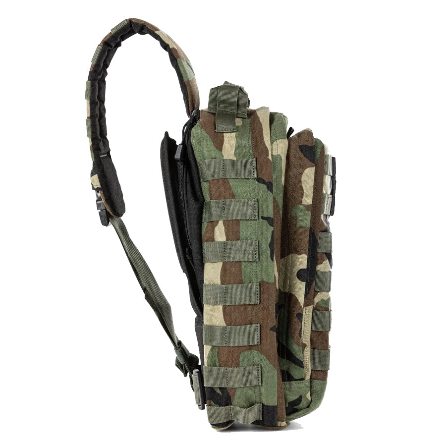 5.11 Tactical RUSH MOAB 8 Woodland Sling Pack 13L Sling Packs 5.11 Tactical Tactical Gear Supplier Tactical Distributors Australia