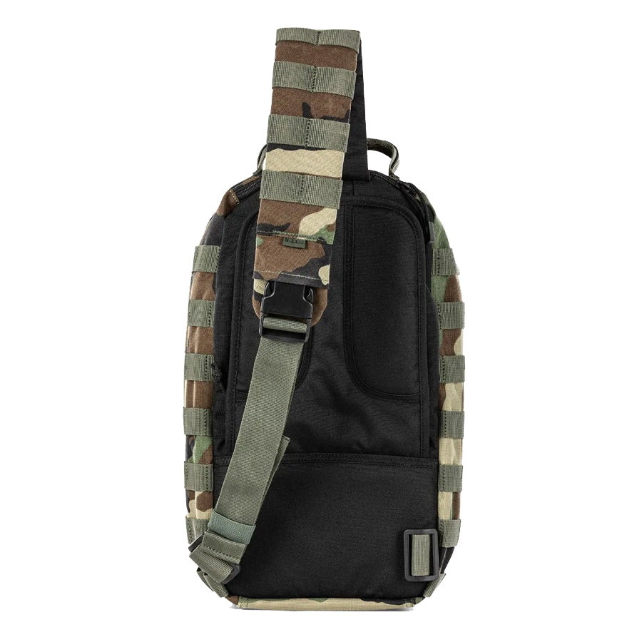 5.11 Tactical RUSH MOAB 8 Woodland Sling Pack 13L Sling Packs 5.11 Tactical Tactical Gear Supplier Tactical Distributors Australia