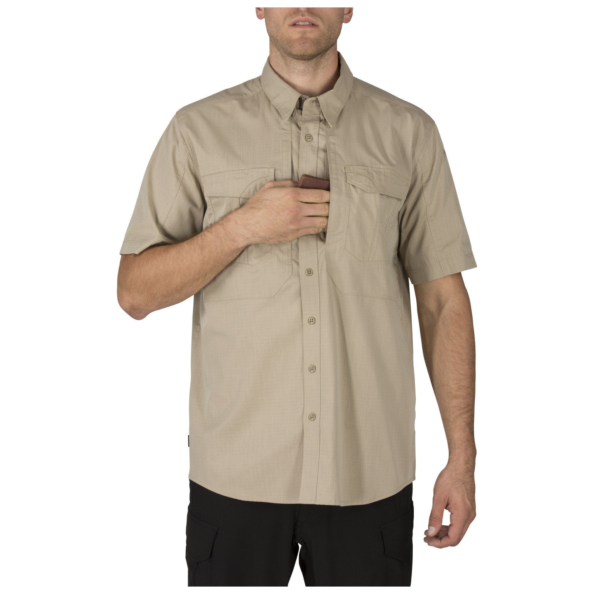 5.11 Tactical Stryke Short Sleeve Shirts Khaki Shirts 5.11 Tactical Tactical Gear Supplier Tactical Distributors Australia