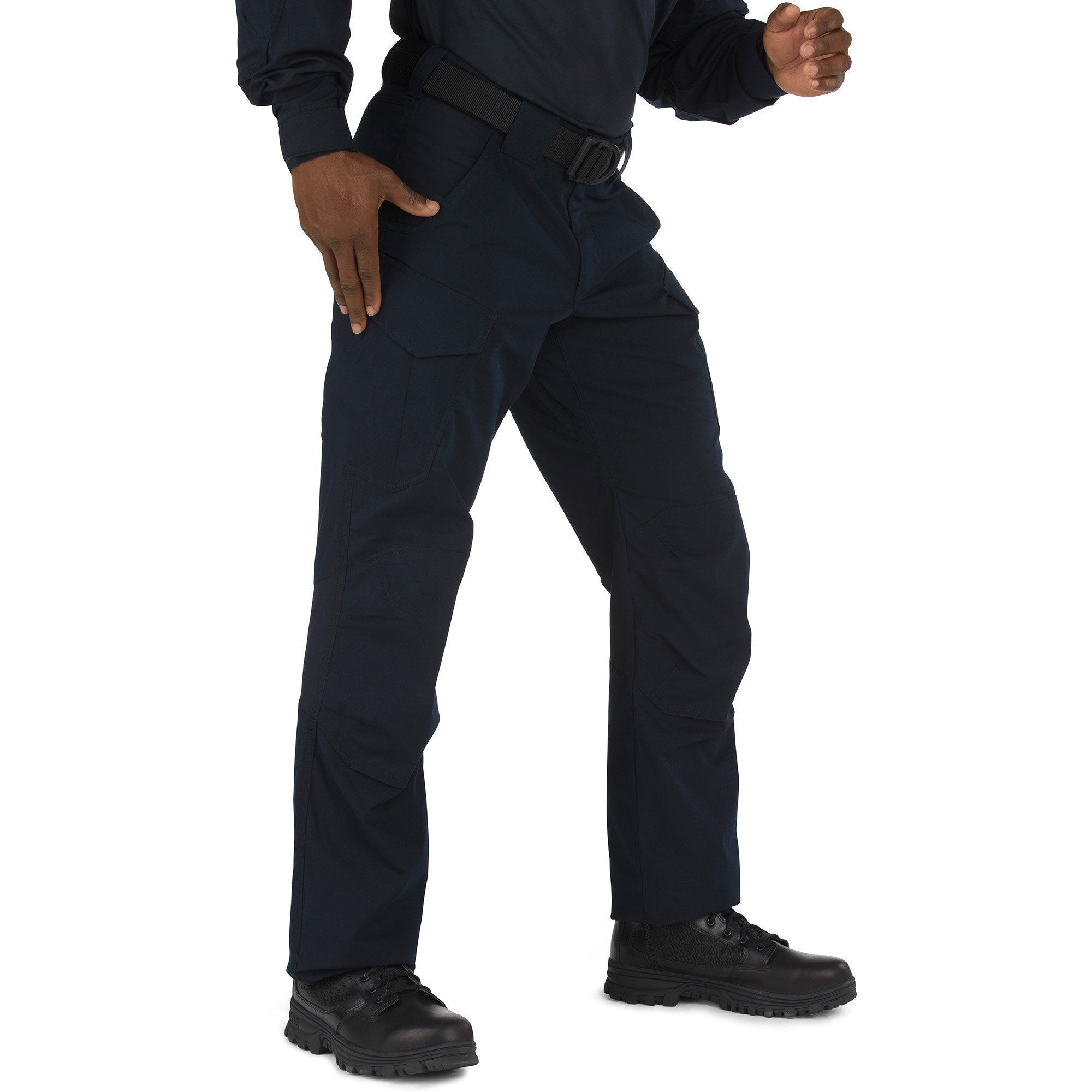 5.11 Tactical Pantaloni TDU Ripstop Uomo 74003, Blu Marino, 4XL, Tessuto Teflon, Vita Regolabile