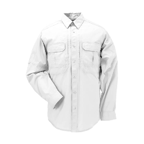 5.11 Tactical Taclite Pro Long Sleeve Shirt Long Sleeve Shirts 5.11 Tactical White Small Tactical Gear Supplier Tactical Distributors Australia