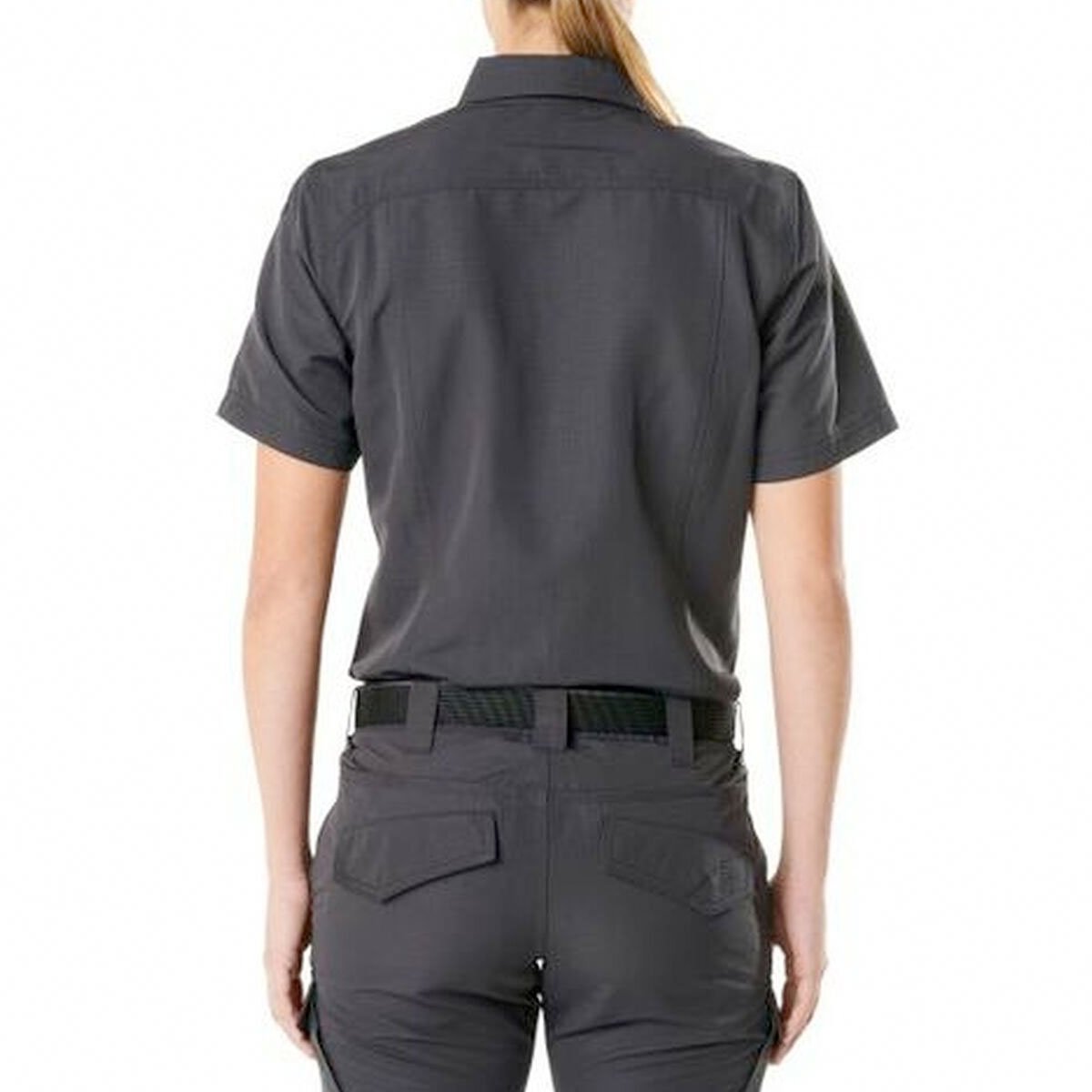 5.11 Tactical Womens Fast Tac Short Sleeve Shirt Shirts 5.11 Tactical Charcoal Medium Tactical Gear Supplier Tactical Distributors Australia