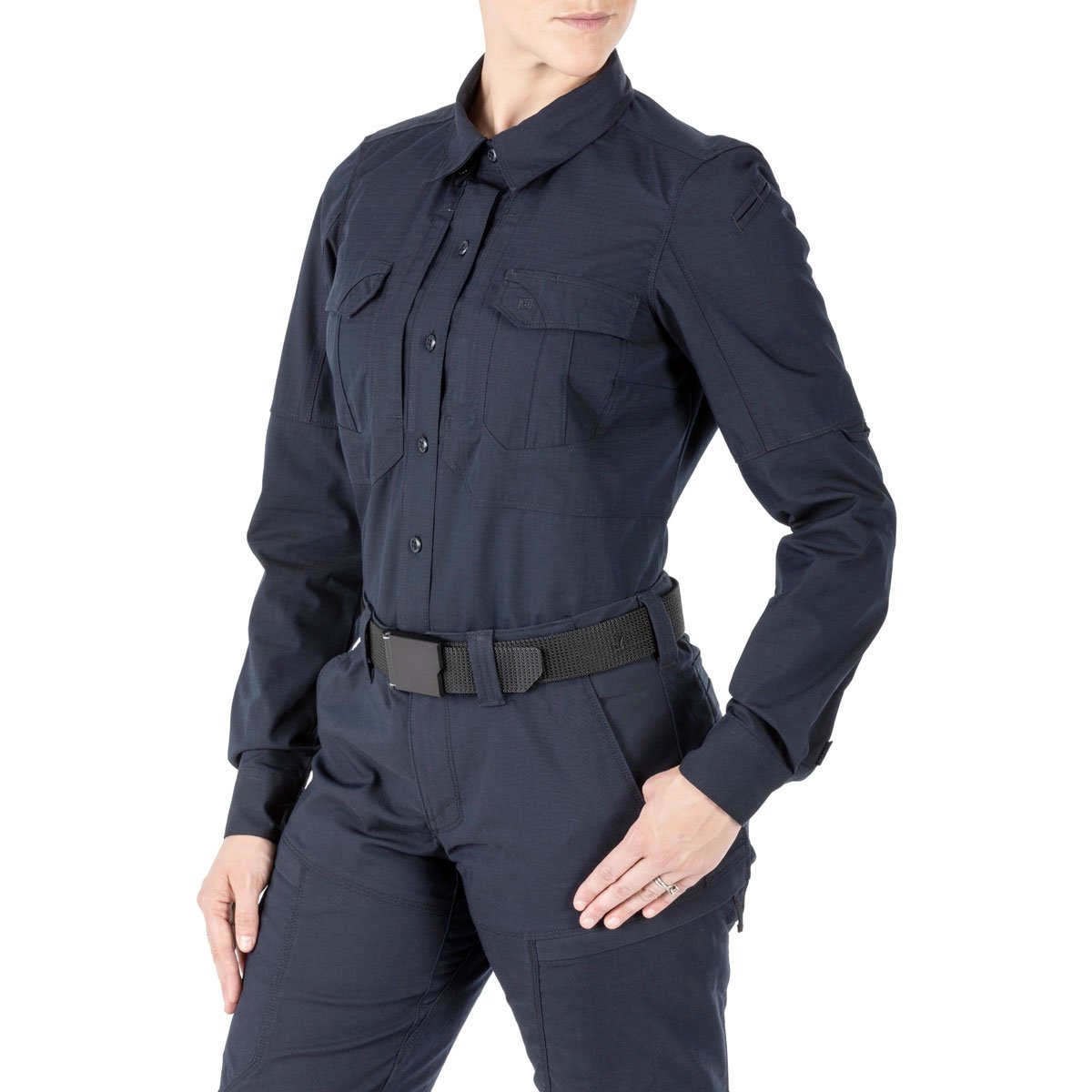 5.11 Tactical Women's Stryke Long Sleeve Shirt Dark Navy Shirts 5.11 Tactical Tactical Gear Supplier Tactical Distributors Australia