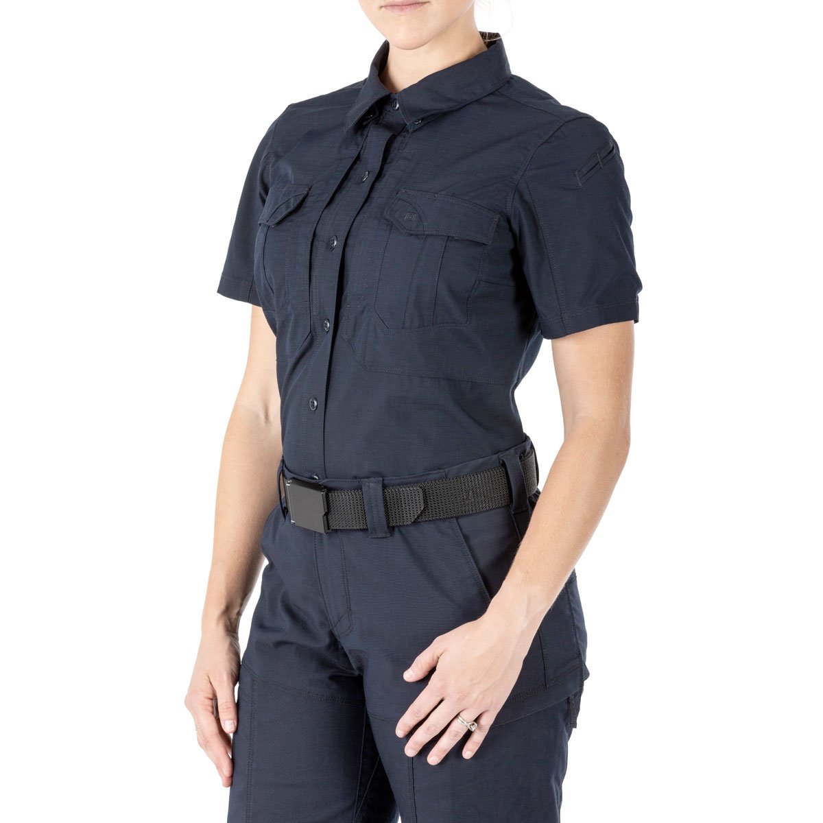 5.11 Tactical Womens Stryke Short Sleeve Shirt Dark Navy Shirts 5.11 Tactical Tactical Gear Supplier Tactical Distributors Australia