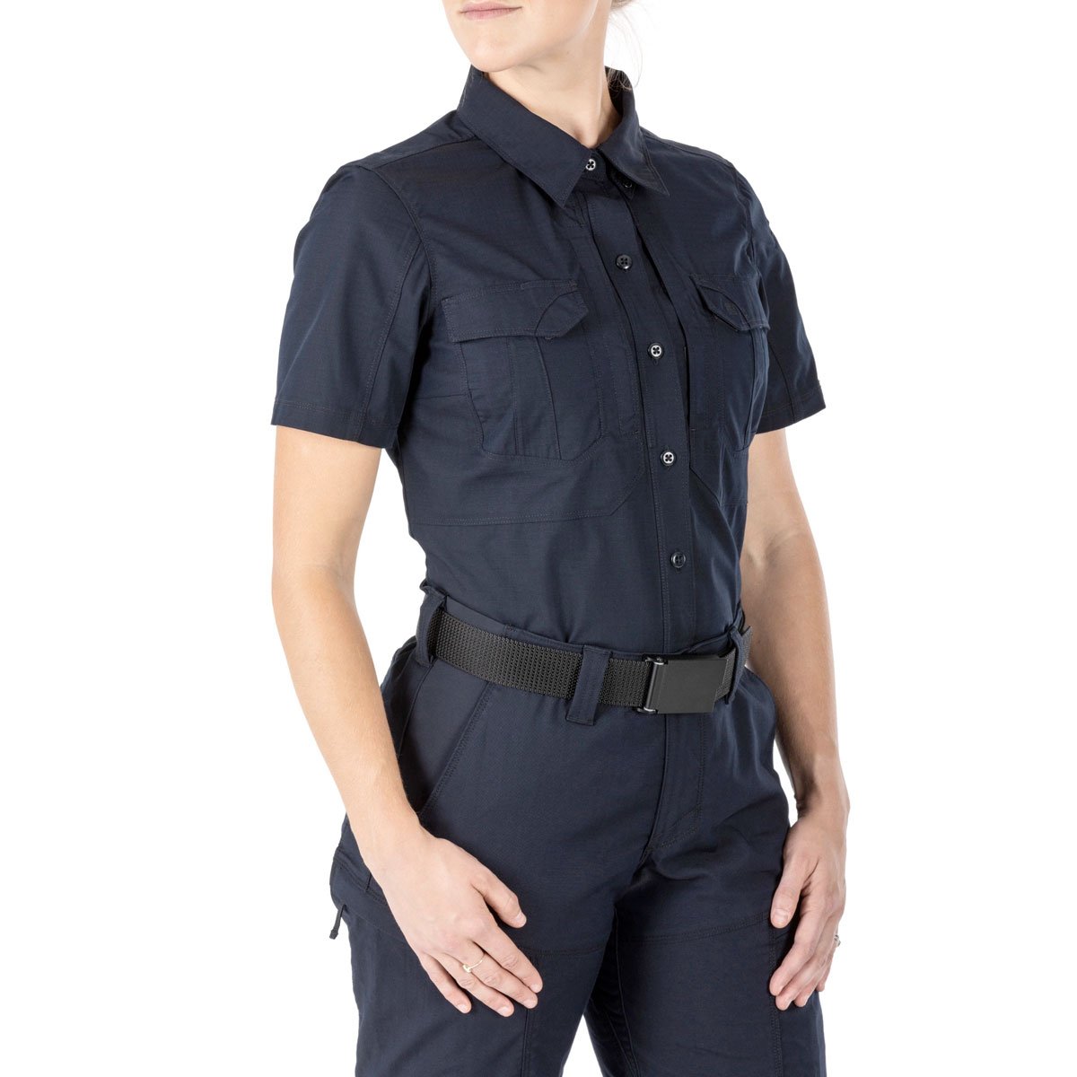 5.11 Tactical Womens Stryke Short Sleeve Shirt Dark Navy Shirts 5.11 Tactical Tactical Gear Supplier Tactical Distributors Australia