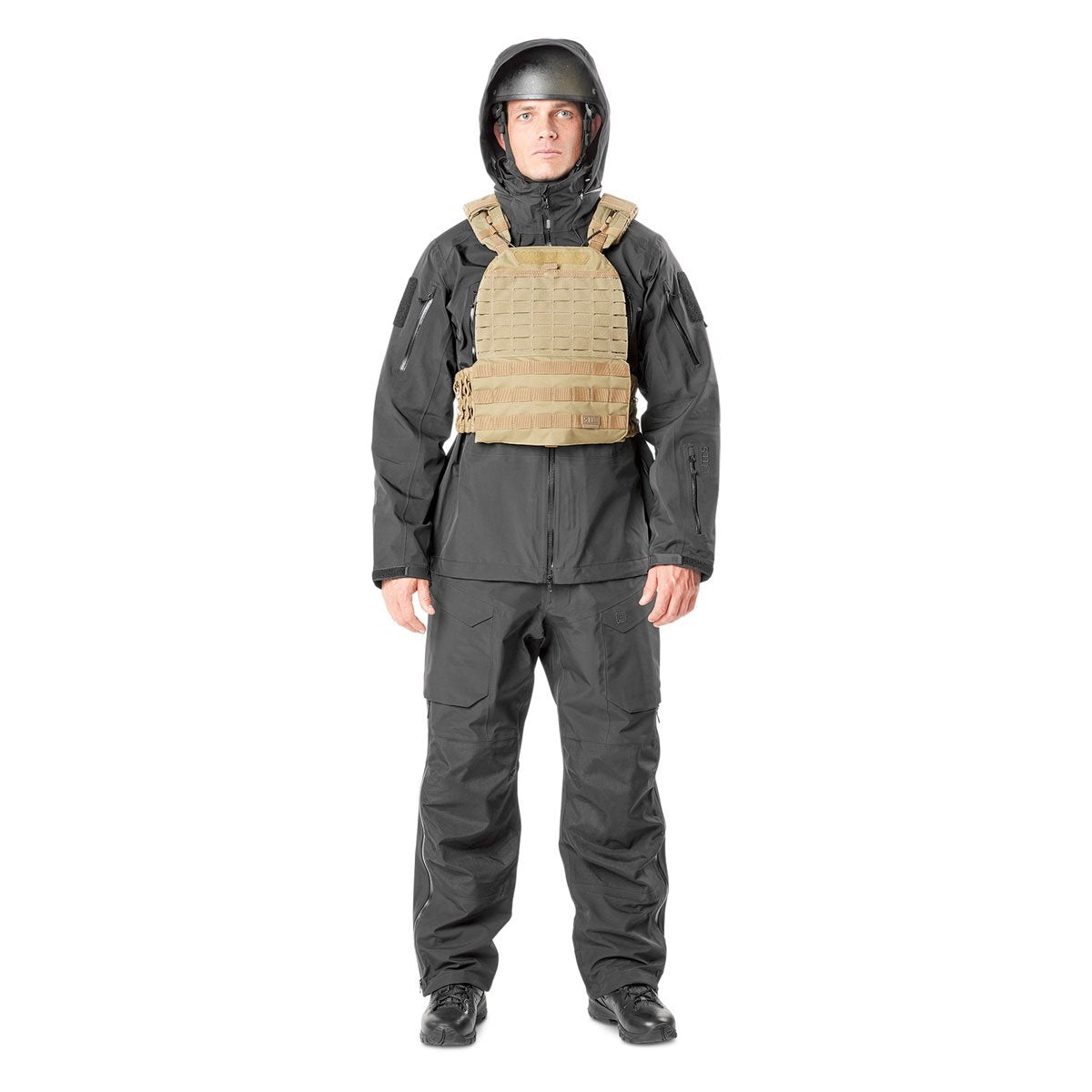 5.11 Tactical XPRT Waterproof Jacket Black Outerwear 5.11 Tactical Tactical Gear Supplier Tactical Distributors Australia