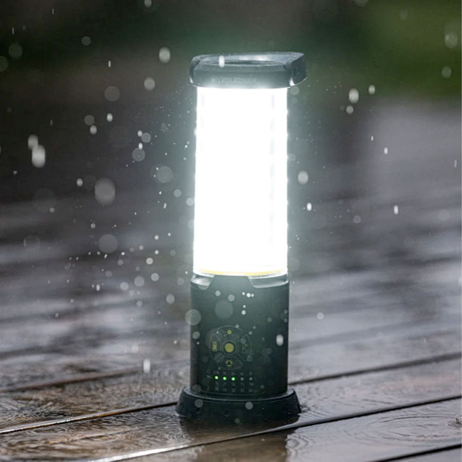 Ledlenser AL10R Work 6300 Lumens Rechargeable/Mains Hybrid Lantern IP67 Diffuser & Tunable White Light