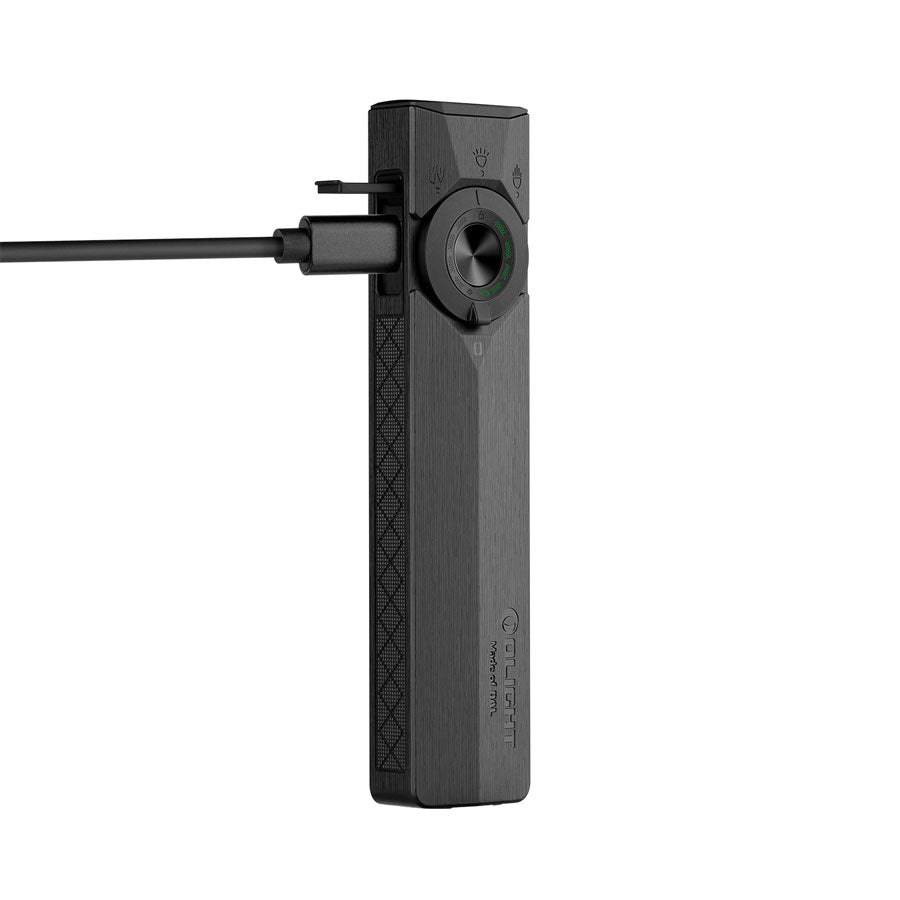 Olight ArkPro Ultra Flat Unibody EDC Torch with Multi-Light Sources Onyx Black