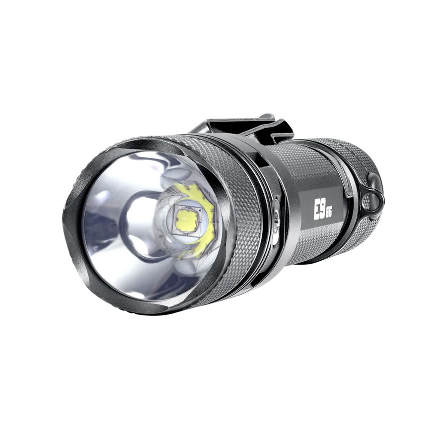 PowerTac E9 GEN5 Long Throw 3,000 Lumen Tactical EDC Flashlight